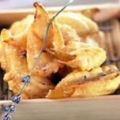 Beignets de poires à la lavande