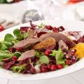 Salade de cuisses d’oie aux cranberries et à[...]