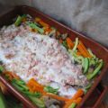 Filet de perche à la julienne de légumes