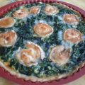 Quiche chèvre-épinards