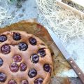 Gâteau au yaourt à la vanille et cerises (vegan)