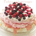 Pavlova aux fruits rouges
