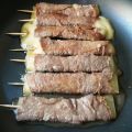 Yakitori boeuf-fromage maison