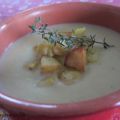 Potage aux poires et aux poireaux