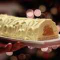 Bûche glacée aux fruits exotiques