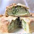 Schacciata ou tourte pascale au brocoli et au[...]