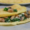 Crêpes salées à la farine de pois chiche,[...]