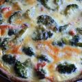 Tarte brocolis saumon