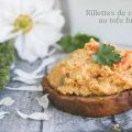 Rillettes de carotte au tofu fumé