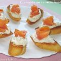 Canapés au saumon fumé