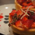 Salade pamplemousse et fraises