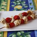 Brochettes de poulet - Tomates cerises