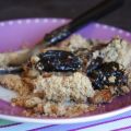 Crumble aux pruneaux et aux oranges