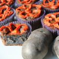 Muffins amande vitelotte
