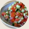 Recette : Salade Marocaine, concombre & tomate