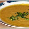 Potage aux poireaux et aux carottes
