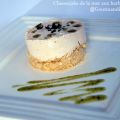 Cheesecake crabe et Jus Monin épinard/ail/menthe