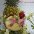 Salade de fruits crémeuse, Recette Ptitchef