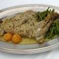 Gigot de chevreau à la moutarde à l'ancienne