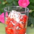 Verrines fraises / bounty