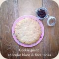 Cookie géant au chocolat blanc & fève tonka