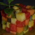 Salade de fruits comme un Rubik Cube...