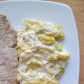 Gratin de poireaux au fromage ail & fines herbes