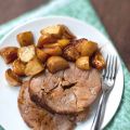 Gigot d'agneau aux pommes boulangères