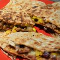 Quesadillas porc&mais - Pork&corn quesadillas