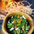 Salade crue d'hiver au chou kale, carotte,[...]