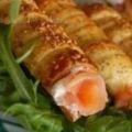 Rouleaux au saumon et à la ricotta