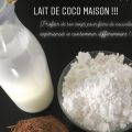 Lait de coco fait-maison au thermomix