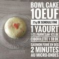 Bowlcake saumon parmesan ciboulette