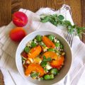 Salade d'épeautre, fèves, halloumi et abricots[...]