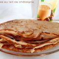 Crêpes au lait de châtaigne