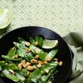 Salade de pois gourmands à la thaïlandaise