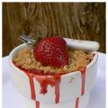 Crumble aux fraises
