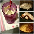 Verrines sucrées aux biscuits roses