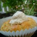 Cupcakes chèvre-courgette, crème au cumin