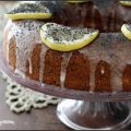 Cake couronne au citron et au pavot
