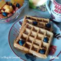 Gaufres healthy {sucré} sans plv, sans gluten