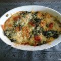Lasagne de carasau aux épinards et fromage