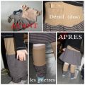 faire une robe enfant avec habits de bébé