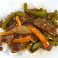 Steak aux poivrons  (Pepper Steak)