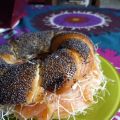 Bagel au saumon fumé et graines germées