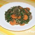 Epinards aux lentilles, Recette Ptitchef