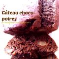 Gâteau choco et poires