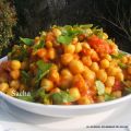 Plat végétarien : Pois chiches aux épices