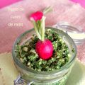 Pesto de fanes de radis, version 2014