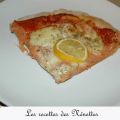 Pizza aux deux saumons, Recette Ptitchef